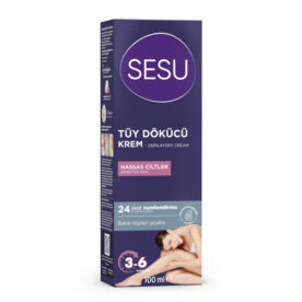 SESU TÜY DÖKÜCÜ KREM HASSAS CİLTLER 100 ML